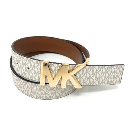 michael kors men's leather logo belt|Michael Kors belt sale.